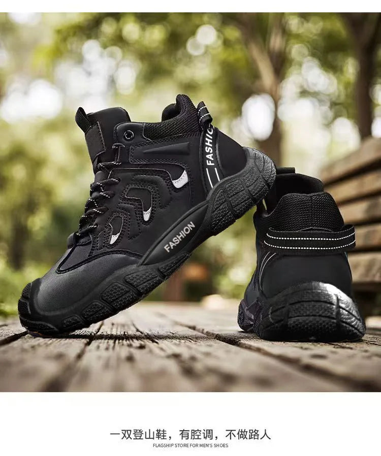 Men's Wear-Resistant Breathable Outdoor Work & Hiking Shoes Men's Outdoor Shoes Axl