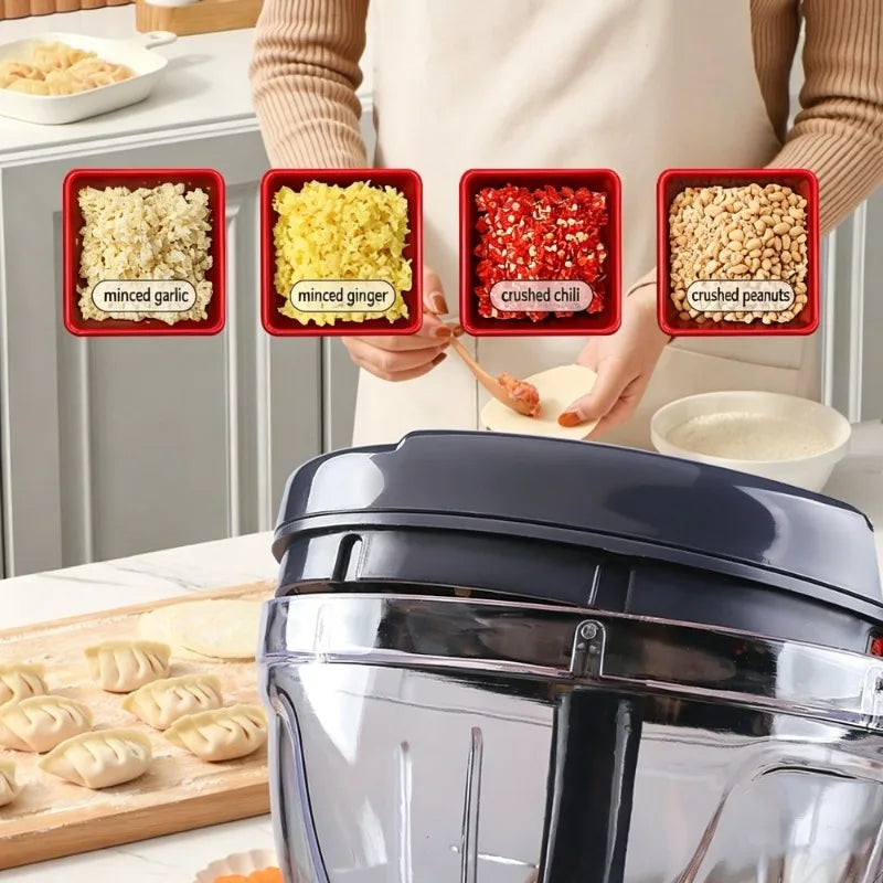 KEMORELA Manual Food Chopper – Pull String Garlic & Veg Cutter Manual Food Chopper Axl