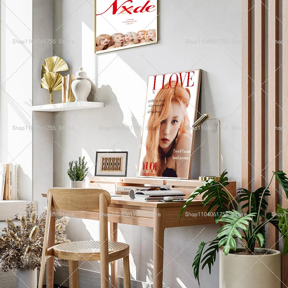 Gidle Nxde Wall Poster – Self-Adhesive Waterproof Art Sticker Wall Art Poster Axl