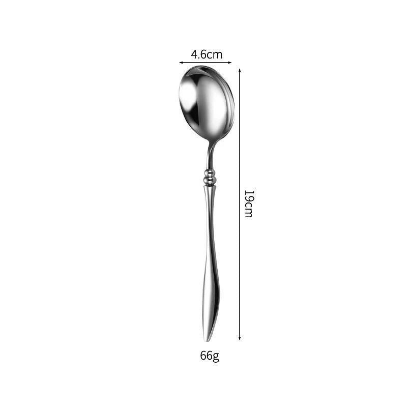 304 Stainless Steel Flatware Set – Mirror Finish Willow Leaf Handle Flatware Set Axl D China Mainland