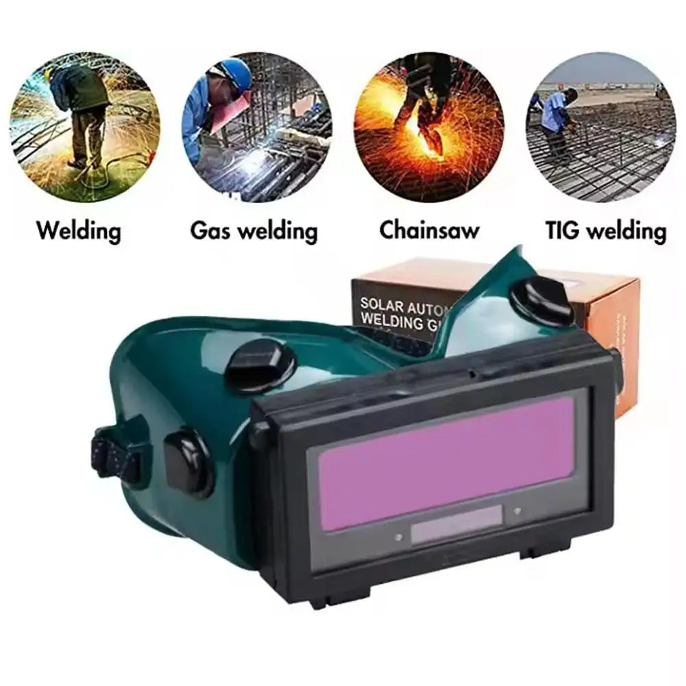 Solar Auto-Darkening Welding Helmet – UV & Arc Protection Welding Helmet Axl