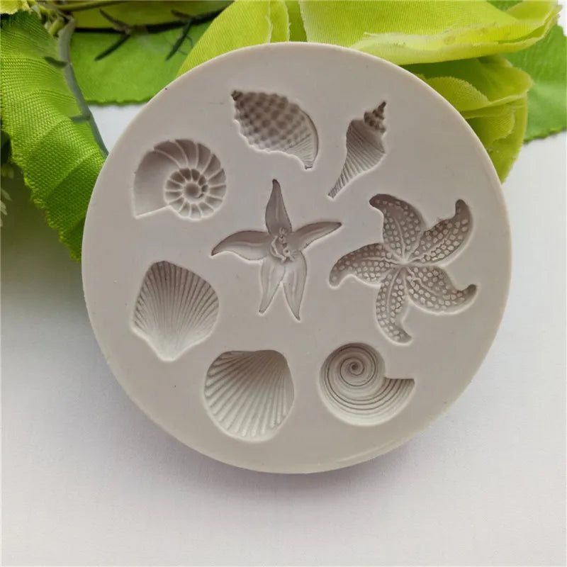 Ocean Seashell Conch Silicone Mold – Chocolate & Cake Baking Silicone Baking Mold Axl