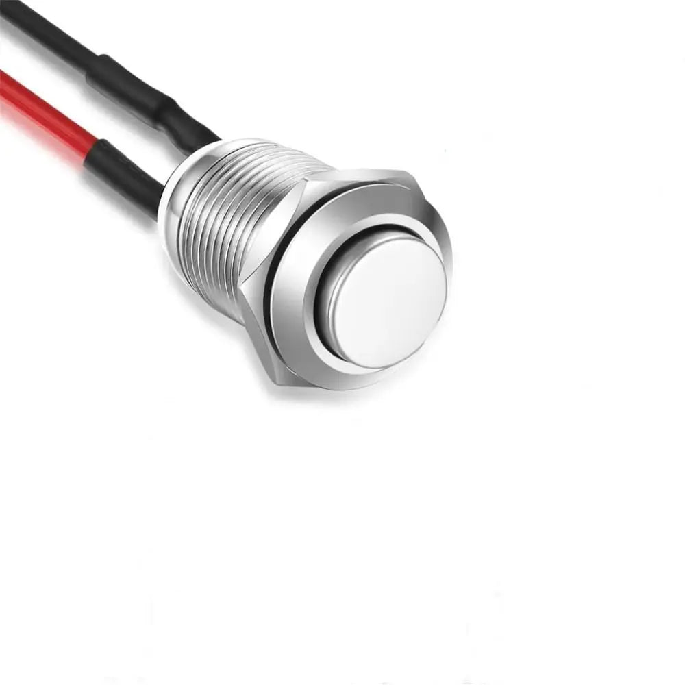 12mm Waterproof Latching Push Button Switch – Stainless Steel Push Button Switch Axl 1PC