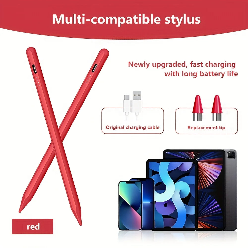 Universal Capacitive Stylus Pen – Samsung, Huawei & Xiaomi Tablets Capacitive Stylus Pen Axl Red