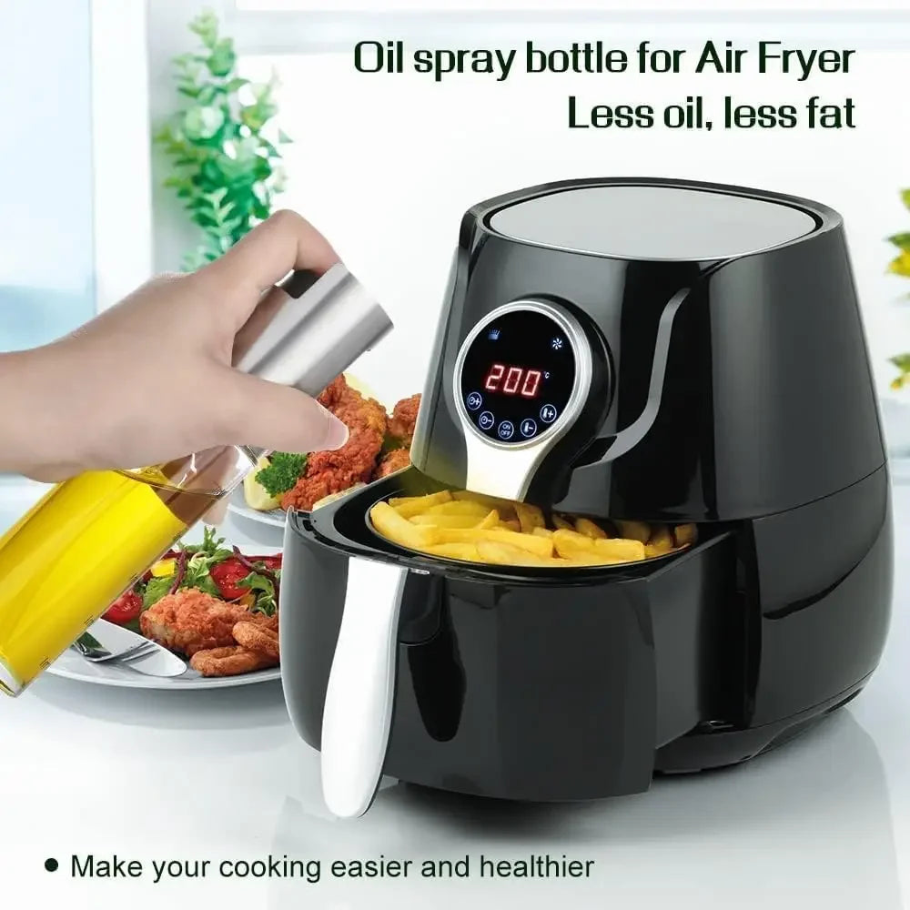 Glass Pressurized Oil Spray Bottle – Kitchen & BBQ Dispenser Oil Spray Dispenser Axl