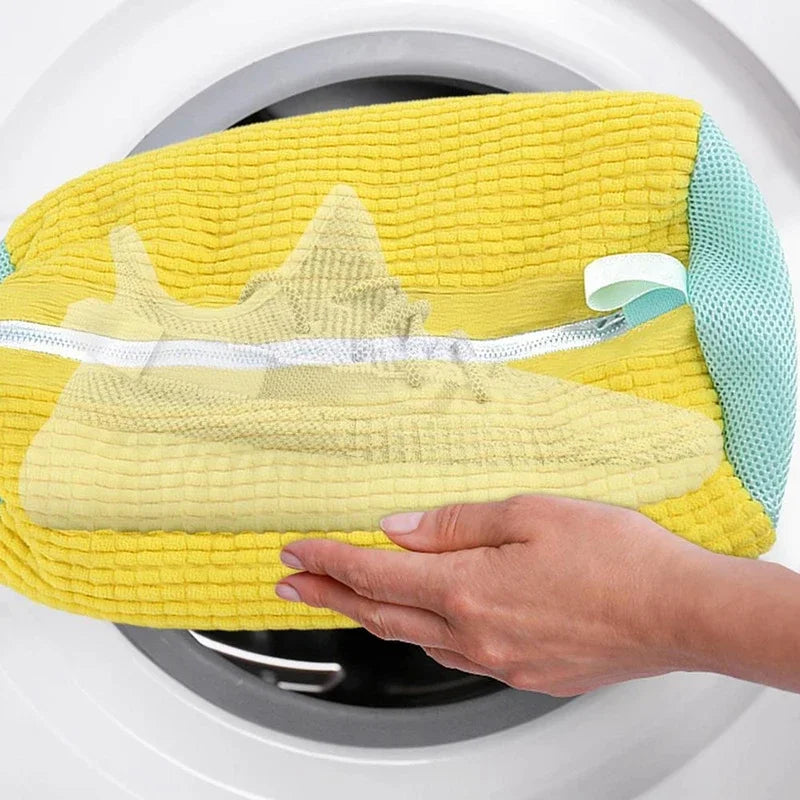 Shoe Laundry Wash Bag – Anti-Deformation Cotton Mesh (1/2 Pack) Shoe Laundry Bag Axl