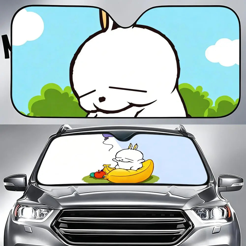 Mashimaro Car Windshield Sunshade – UV & Heat Protection Car Windshield Sunshade Axl