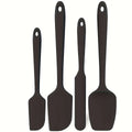 4-Piece Silicone Spatula Set – Heat-Resistant Baking Utensils Silicone Spatula Set Axl 4PCS black