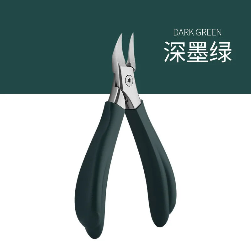 Straight Blade Toenail Clipper & Rhinestone Gem Remover Tool Nail Clipper Tool Axl light green