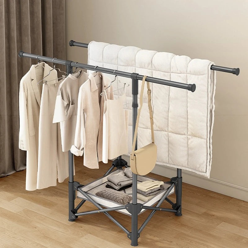 Folding Clothes Drying Rack – Portable Floor Laundry Hanger Clothes Drying Rack Axl