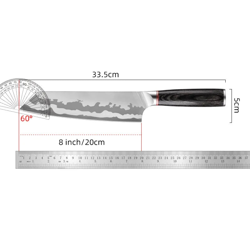 XUAN FENG Folding Fruit Knife – D2 Steel & Wooden Handle Folding Paring Knife Axl