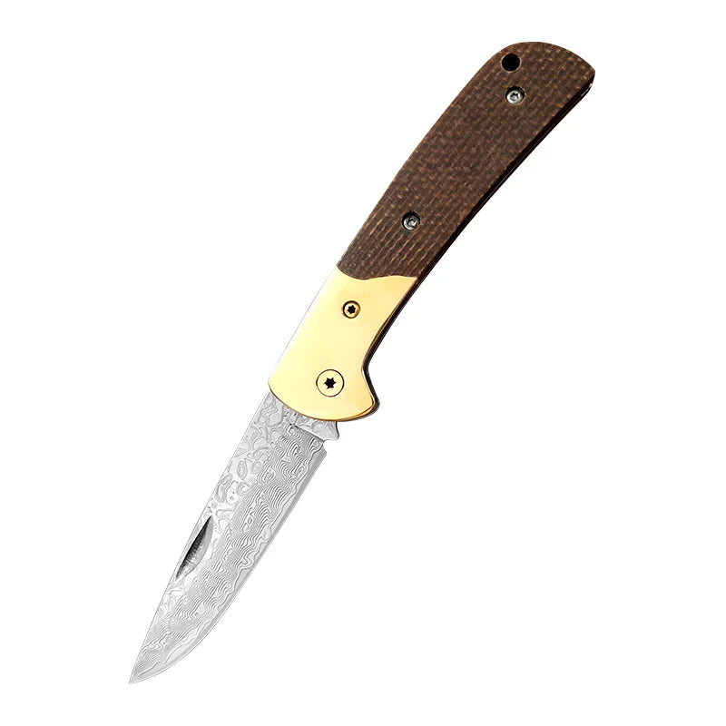 InLeung Damascus Steel Boning & Kitchen Cleaver Knife Damascus Kitchen Knife Axl B Folding Knife