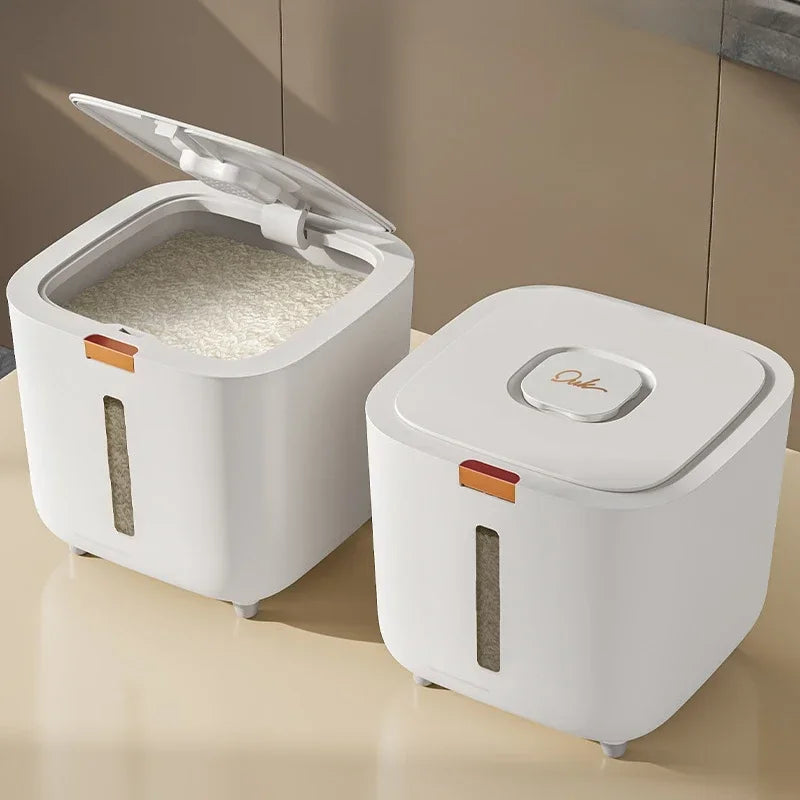Sealed Rice Storage Bucket with Lid – 5kg & 10kg Canister Food Storage Container Axl