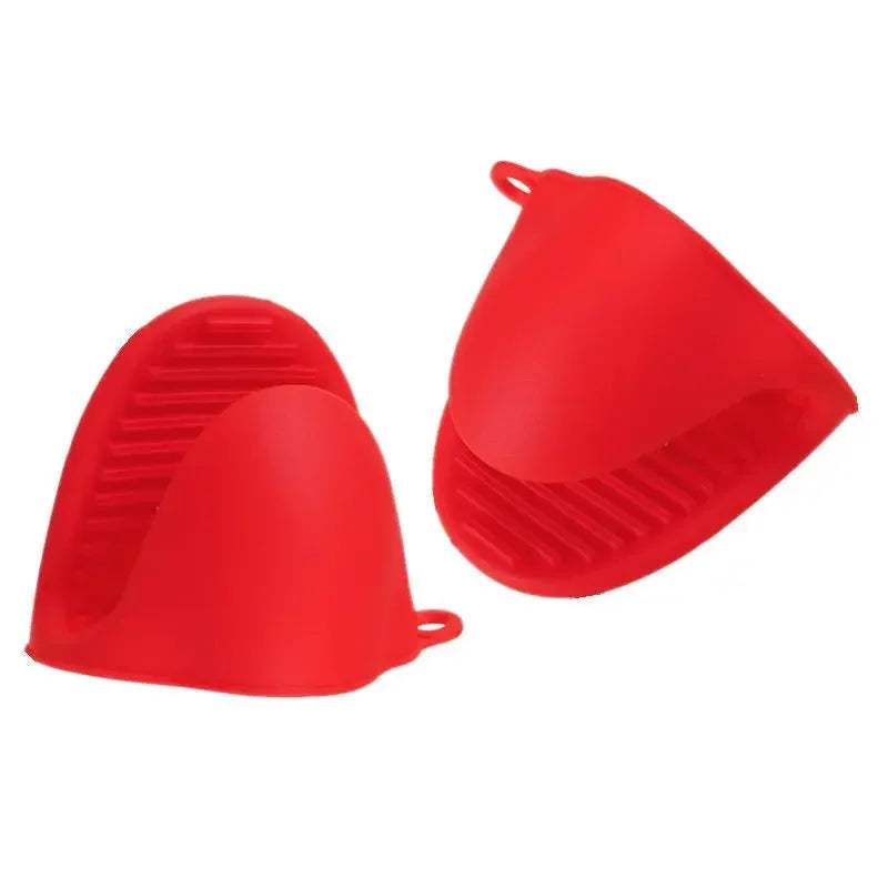2-Pack Silicone Oven Mitts – Heat-Resistant Non-Slip Pot Holders Silicone Oven Mitts Axl Red style