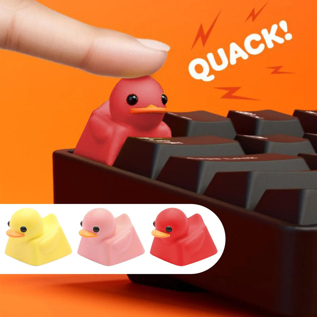 Cartoon Duck Resin Keycap | Cute Mechanical Keyboard Decor Novelty Keycap Axl