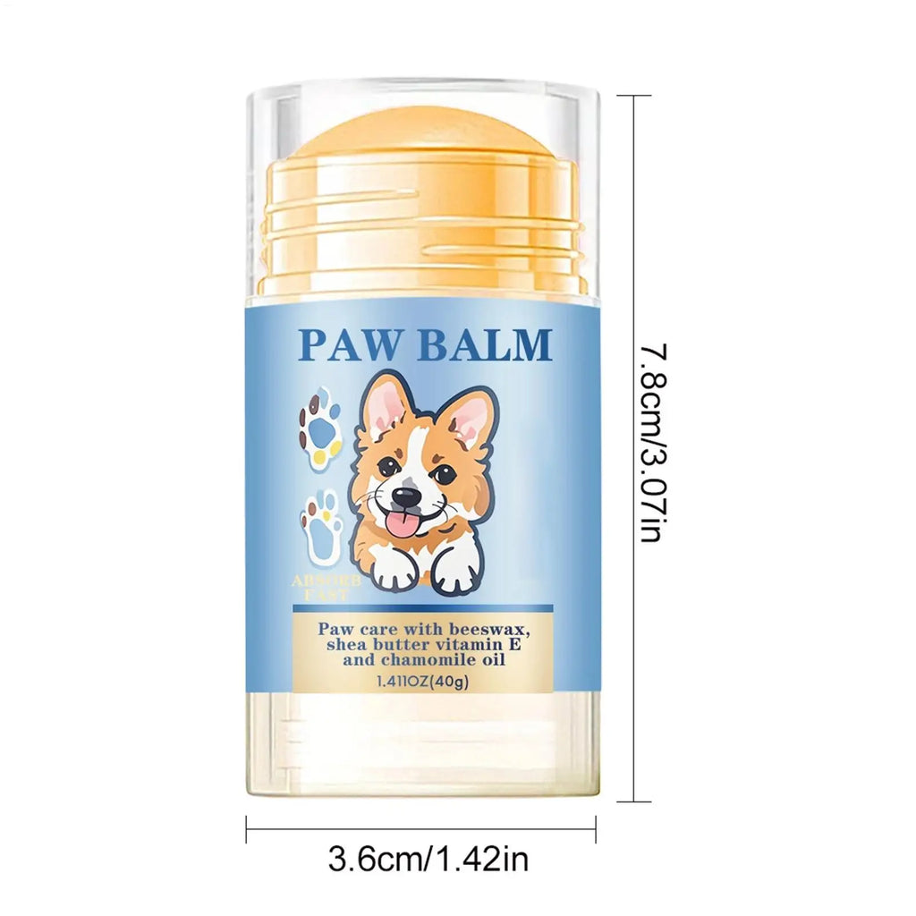 Dog & Cat Paw Balm 40g – Natural Moisturizing Wax Cream Pet Paw Balm Axl