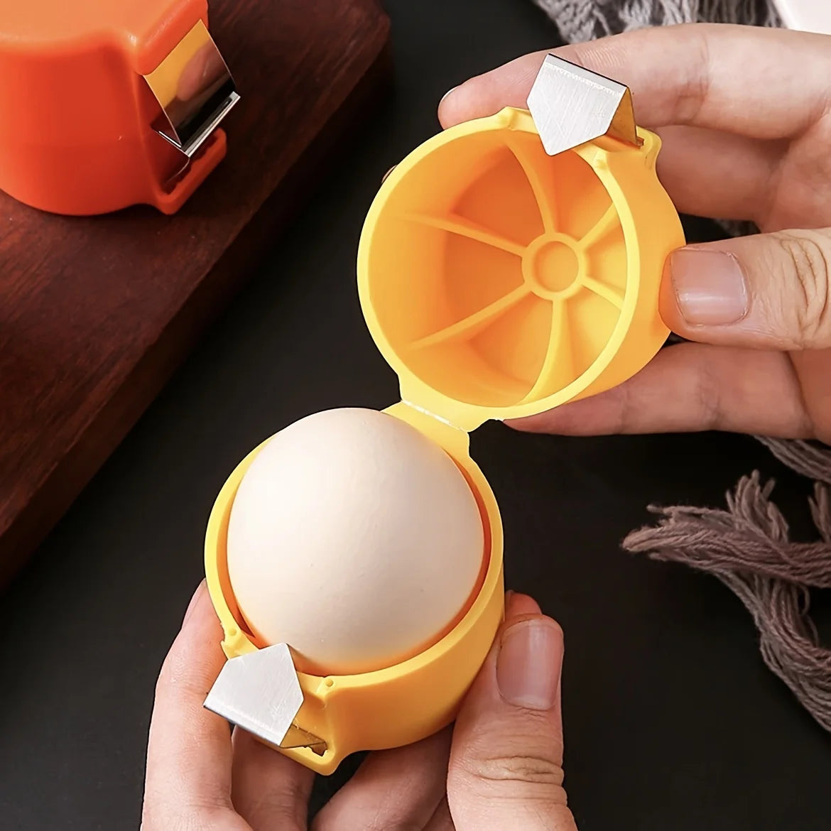 Manual Egg Shell Opener & Eggshell Separator Kitchen Tool Egg Cracker Tool Axl