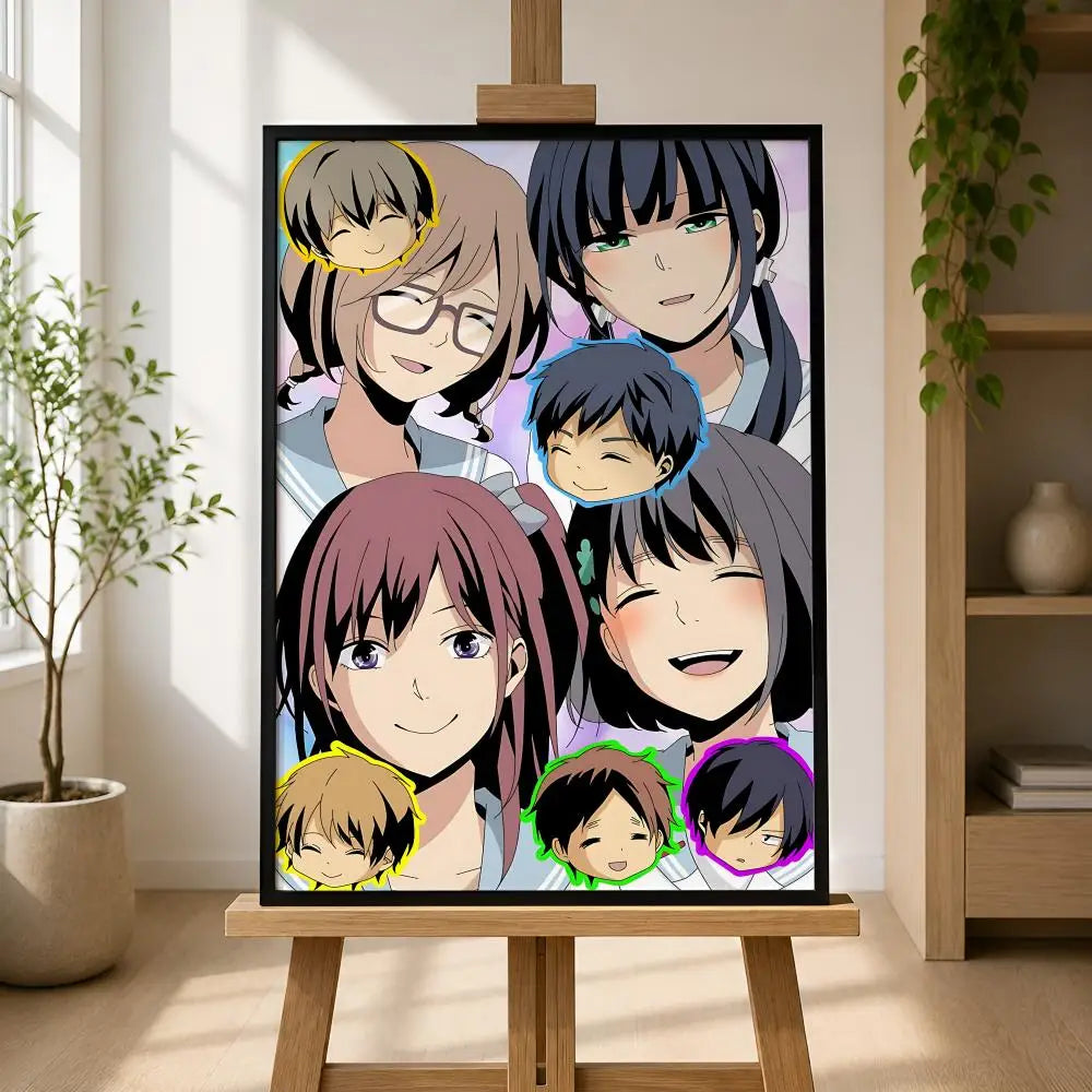 ReLIFE Anime Waterproof PVC Peel-and-Stick Wall Poster Anime Wall Poster Axl