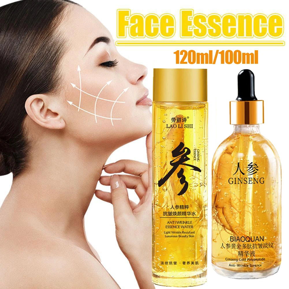 Ginseng Facial Essence Serum – Hyaluronic Acid Moisturiser 100ml Facial Essence Serum Axl