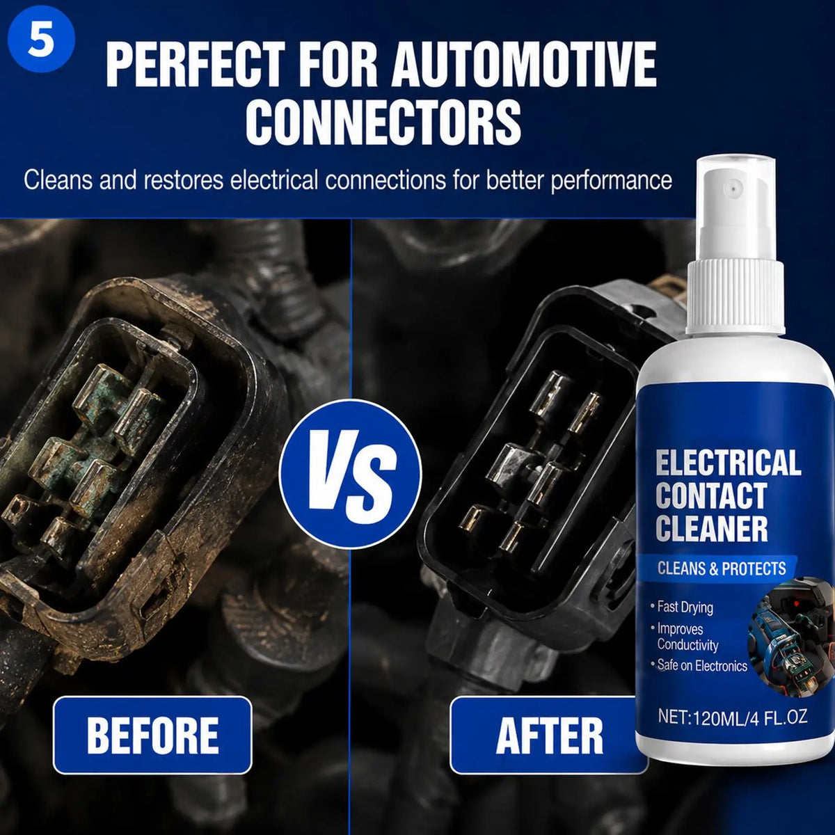 Contact Cleaner Spray 120ml | Electronics & Connector Cleaner Electronics Contact Cleaner Axl Default Title