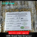 1000pcs 50V Monolithic Ceramic Capacitor Kit 10PF–10UF Assorted Ceramic Capacitor Kit Axl 20PF