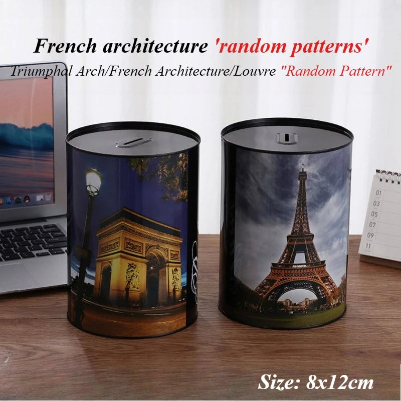 Nordic Metal Piggy Bank – Coin & Cash Saving Jar for All Ages Metal Piggy Bank Axl French ArchitectureS