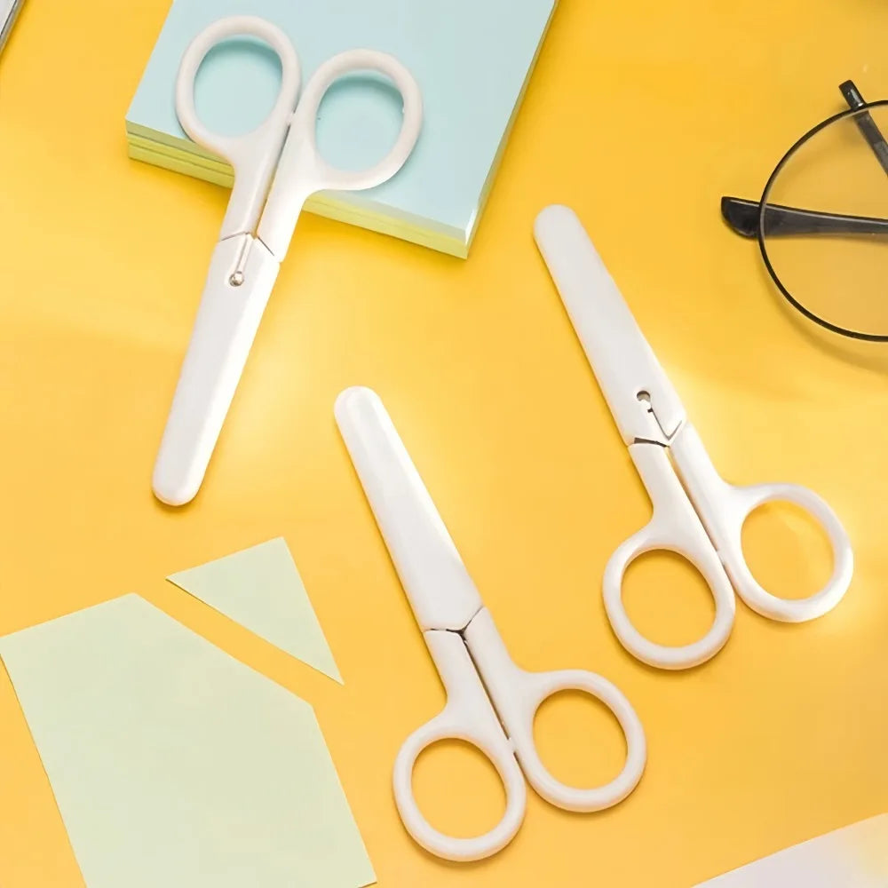 Kids Safety Scissors with Cover – Mini Cartoon Paper Cutter Kids Safety Scissors Axl
