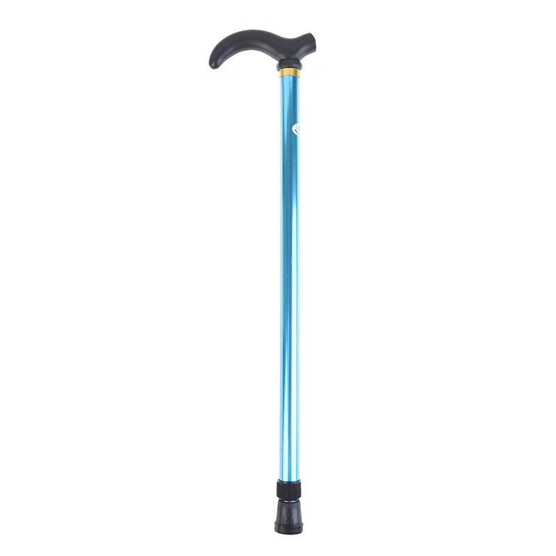 Adjustable 2-Section Walking Cane – Anti-Slip Hiking Stick Walking Cane Axl Blue