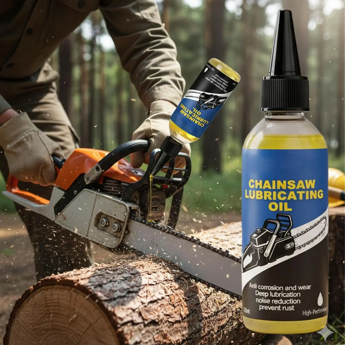 Chainsaw & Chain Lube Oil – Anti-Rust Lubricant 100ml Chain Lubricant Oil Axl