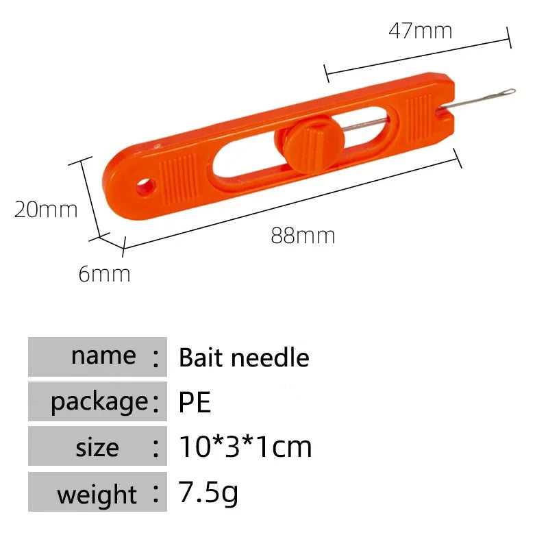 Ronnie Rig Bait Needle – Portable Carp Fishing Threading Tool Fishing Bait Needle Axl 1