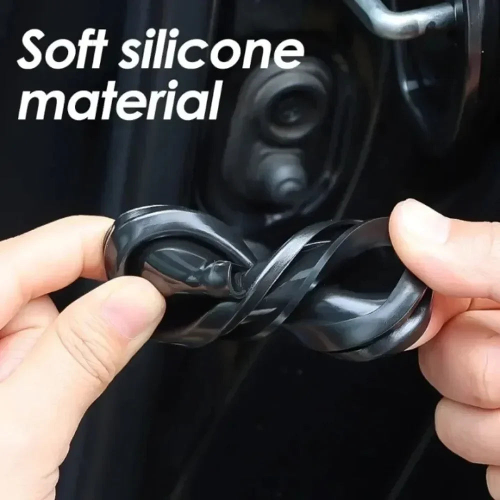 Silicone Car Door Lock Cushion Pads – Anti-Collision 4pc Set Car Door Protector Axl