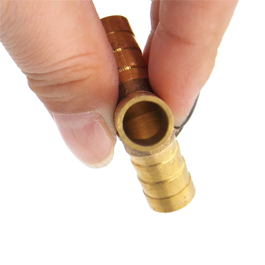 Brass Barbed Y Splitter Connector – Air & Fuel Hose Fitting Pipe Hose Fitting Axl