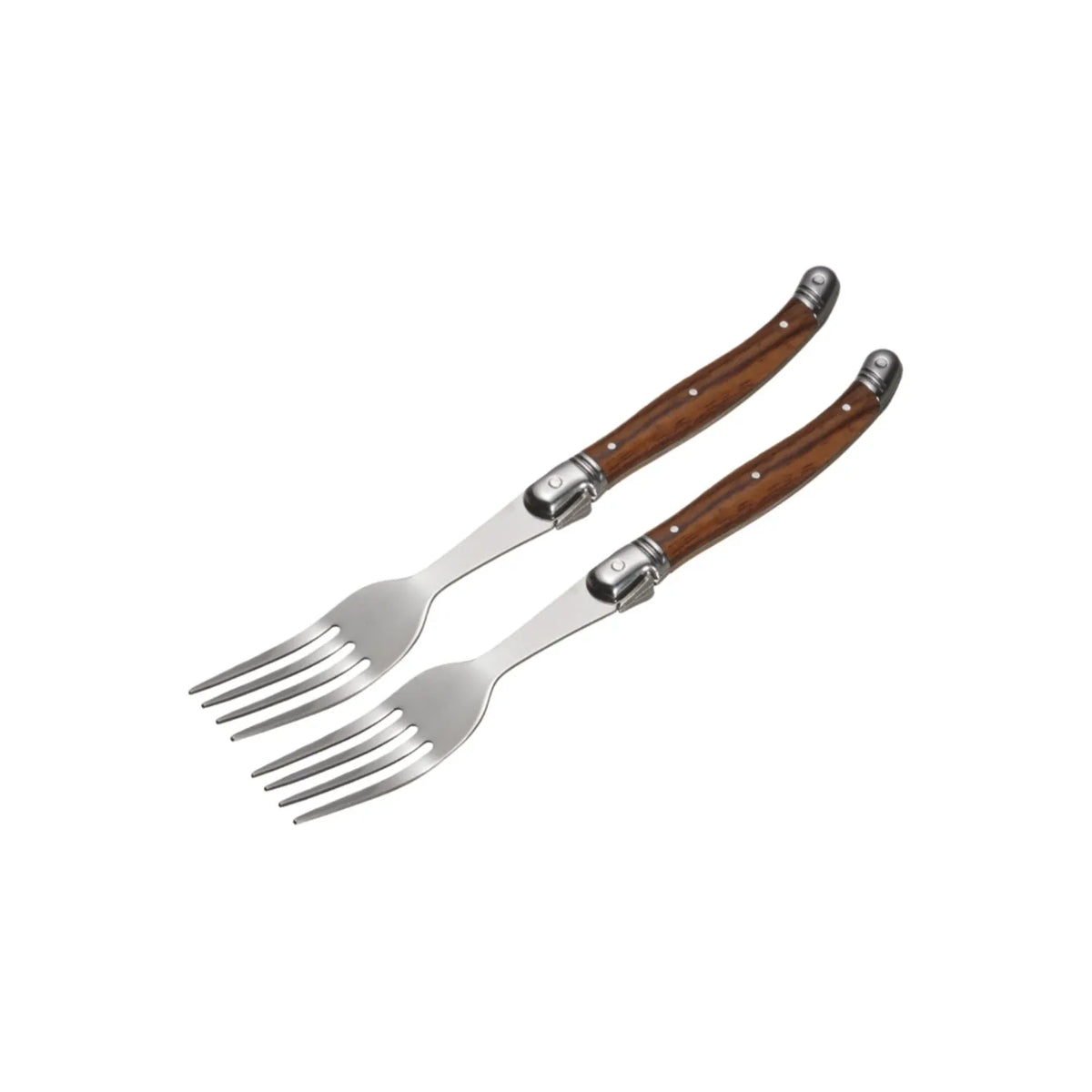 Laguiole Steak Knives & Forks Set – Stainless Steel Cutlery Steak Knife Set Axl 2 PCS Dinner fork