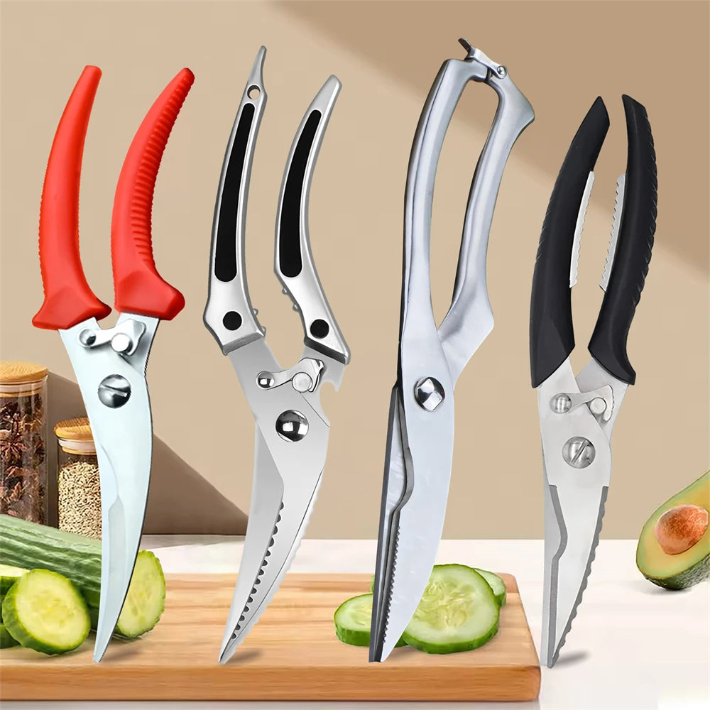 Professional Stainless Steel Kitchen Scissors & Heavy-Duty Shears Kitchen Scissors Axl