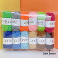 12-Pack Soft Wool Acrylic Yarn for Knitting & Crochet DIY Craft Yarn Set Axl A3