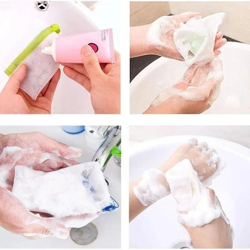 10-Pack Soap Foaming Mesh Bags for Shower | Lather Net Bags Soap Mesh Bag Axl