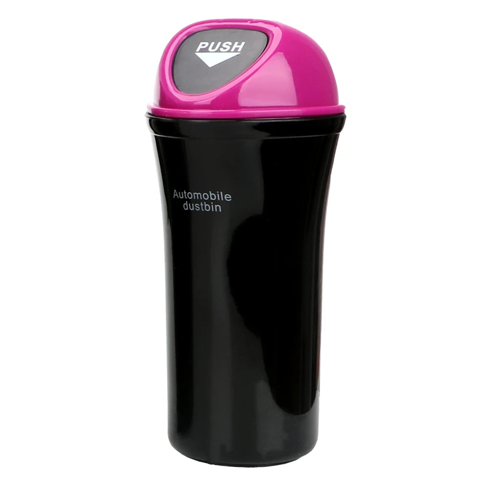 Car Trash Can Press-Top Bin – Door, Seat & Visor Mount Car Trash Bin Axl PURPLE