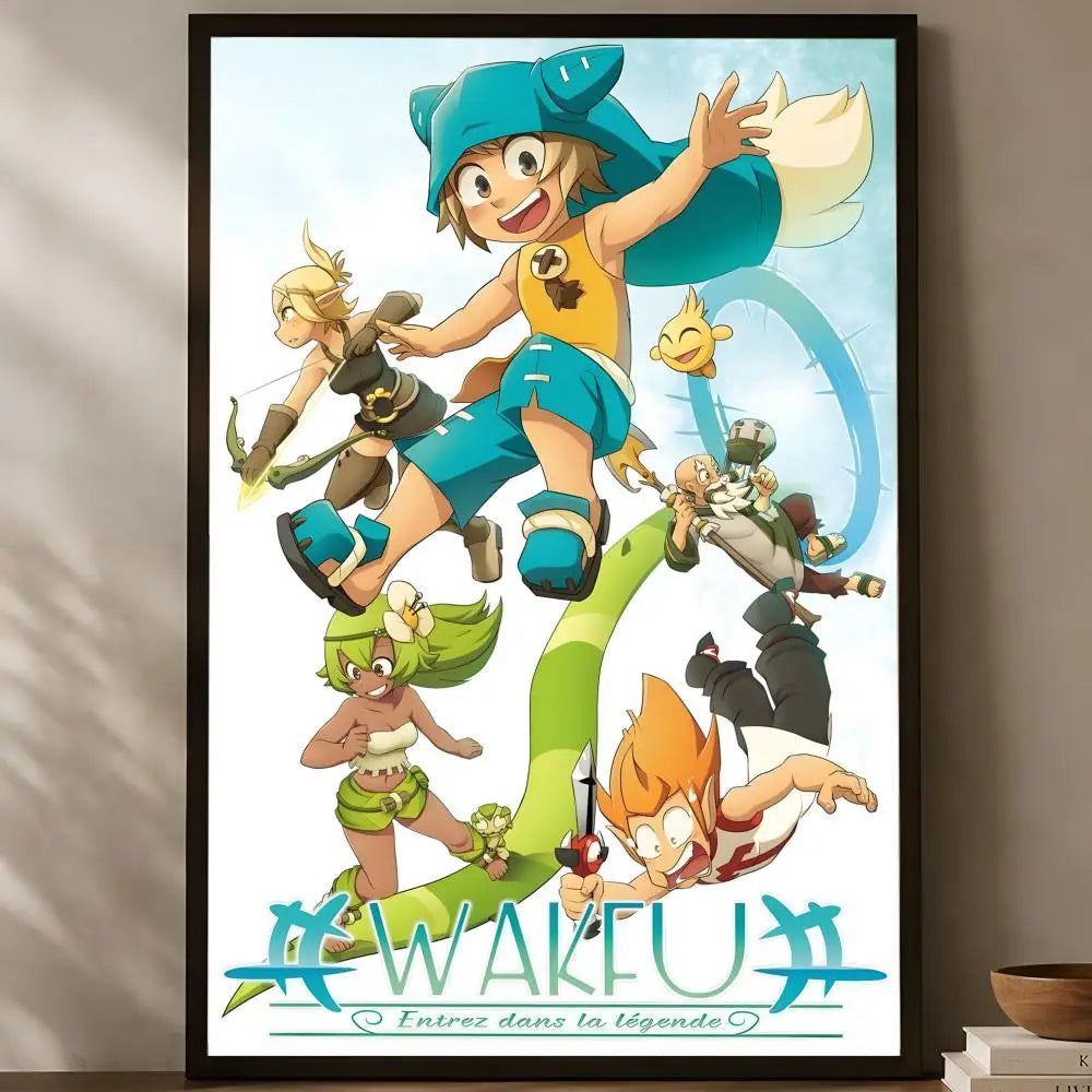 Wakfu Game Self-Stick HD Wall Poster – Waterproof Décor Wall Art Poster Axl