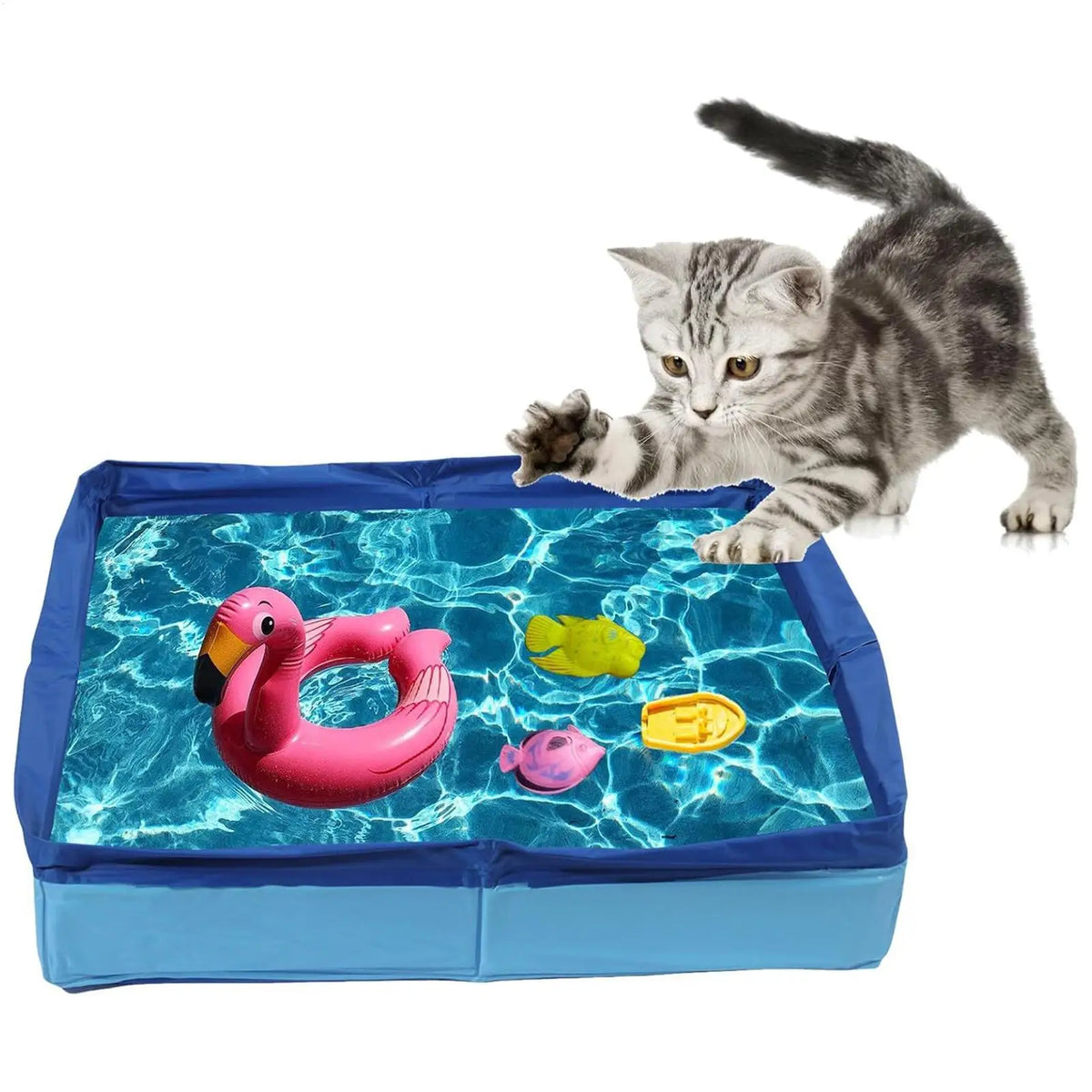 Foldable Dog Bath Tub – Non-Inflatable PVC Pet Bathing Pool Foldable Pet Bath Tub Axl
