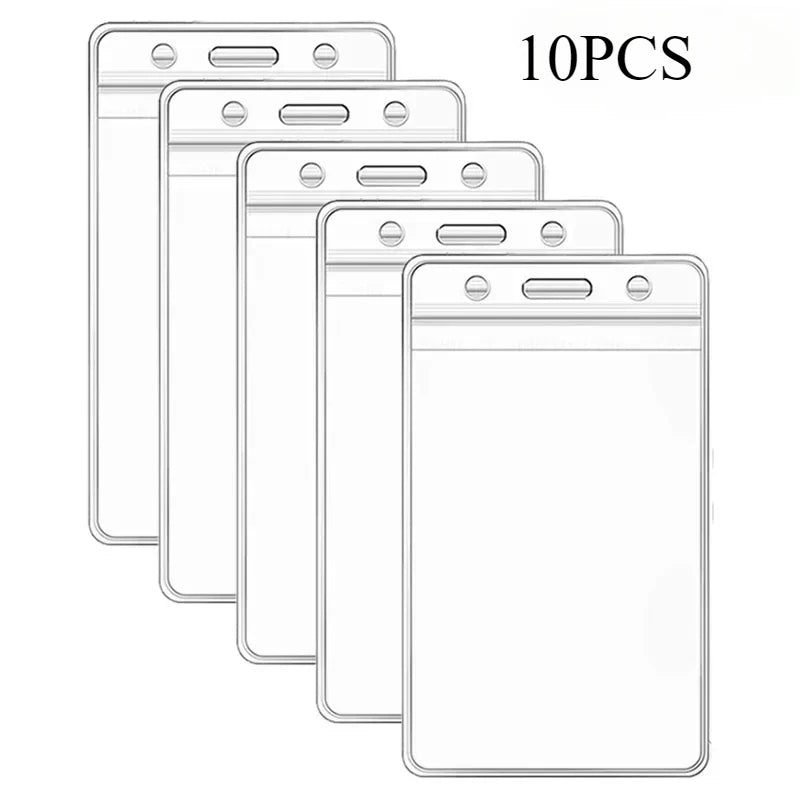 Waterproof Transparent Card Sleeves 10/30 PCS – ID & Credit Card Protective Sleeve Axl Style A-10pcs