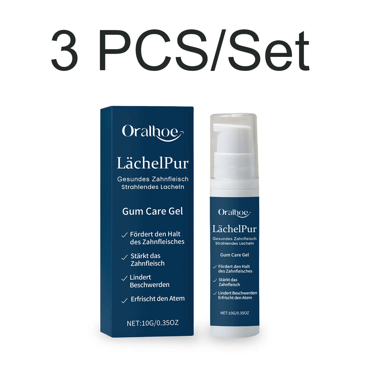 Gum Repair Gel Toothpaste – Fresh Breath, Whitening & Tartar Care Oral Care Toothpaste Axl 3 PCS