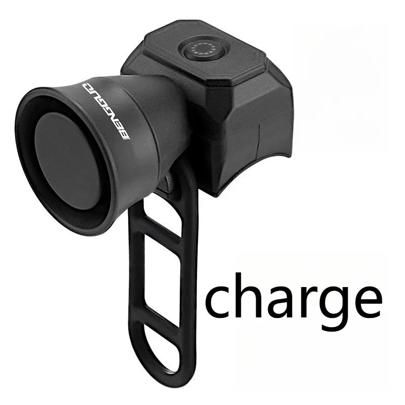 USB Rechargeable Waterproof Electric Bicycle Horn & Bike Bell Electric Bike Horn Axl charge-1pcs
