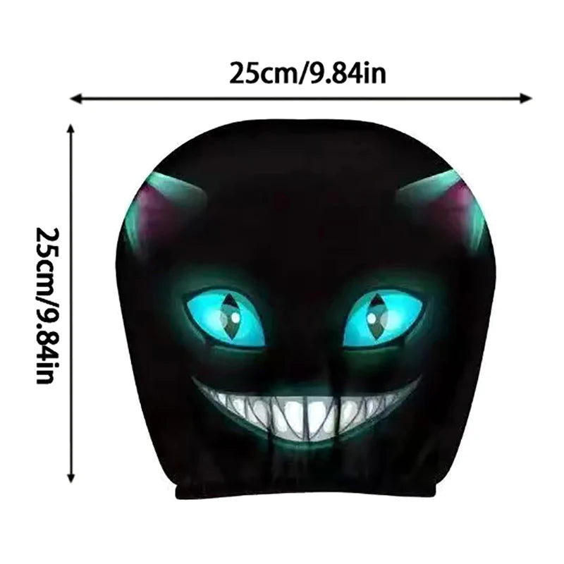Funny Cartoon Car Headrest Cover – Halloween Auto Decoration Car Headrest Cover Axl A2