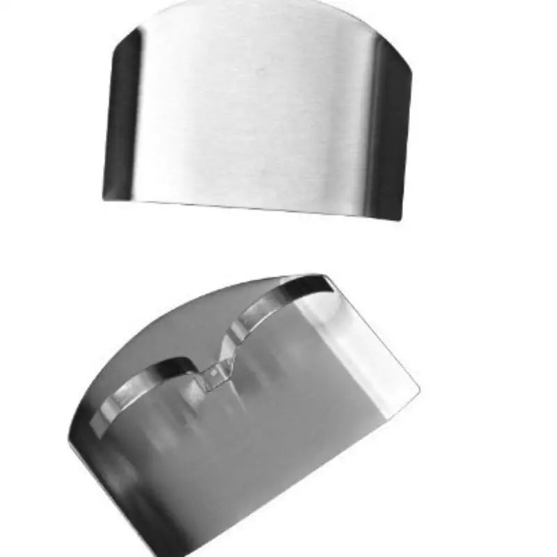 Stainless Steel Finger Guard – Kitchen Cutting Protector Kitchen Safety Tool Axl Two fingers Silver