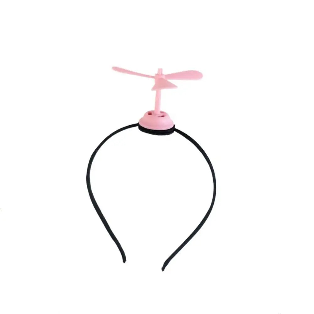Windmill Headband – Korean Style Fun Hair Hoop for Women Fashion Headband Axl pink