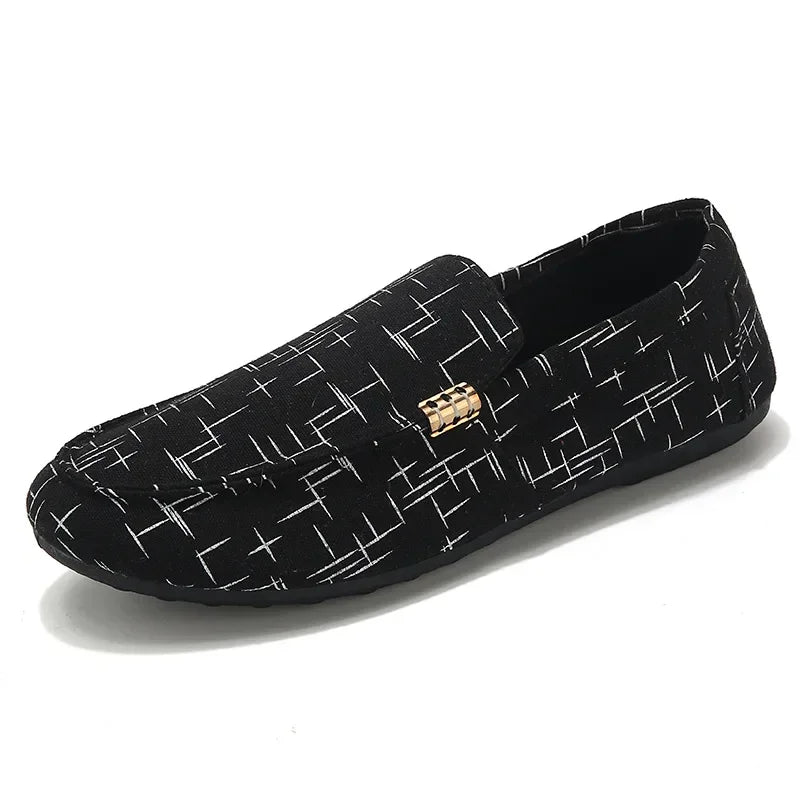 Men's Slip-On Loafers – Breathable Soft Moccasin Casual Shoes Men's Loafers Axl