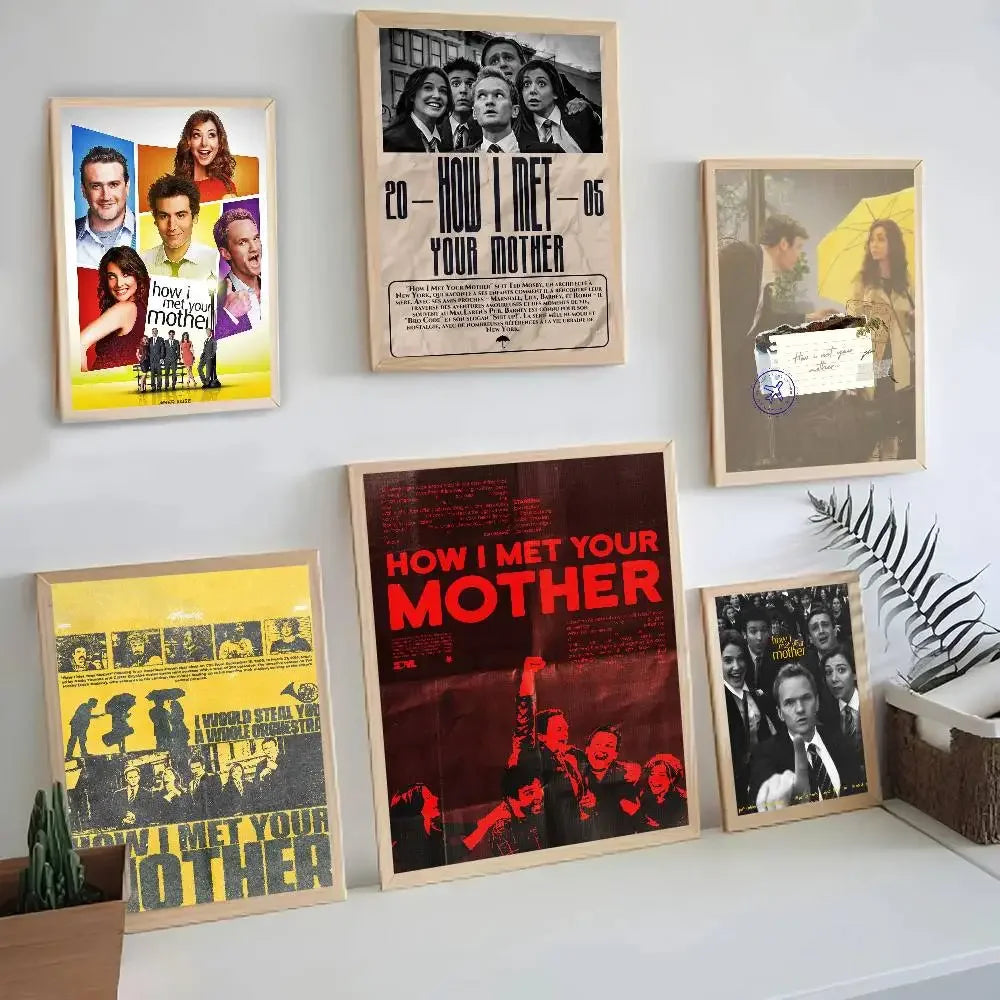 How I Met Your Mother Wall Poster – Self-Adhesive Decor Wall Art Poster Axl