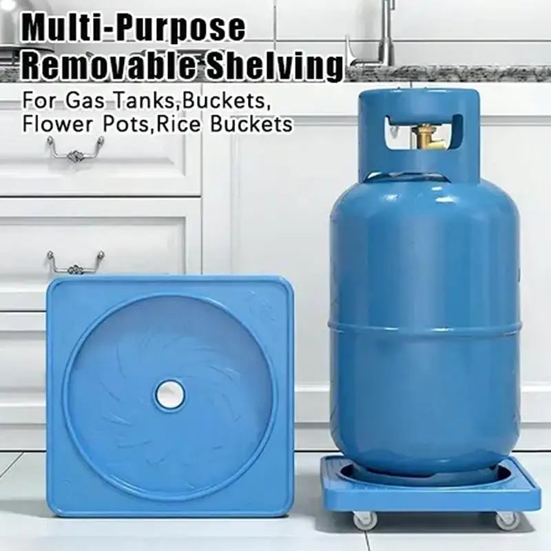 360° Rotating Storage Tray with Pulleys – Plant & Tank Dolly Rotating Storage Dolly Axl