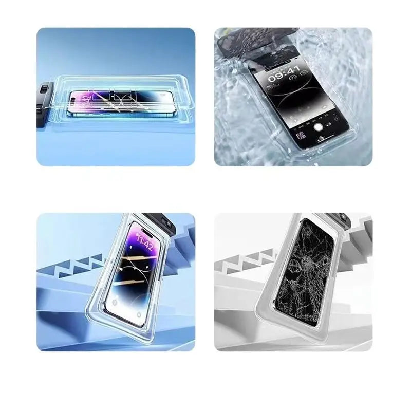 Universal Waterproof Phone Pouch – Touch Screen Dry Bag Waterproof Phone Pouch Axl