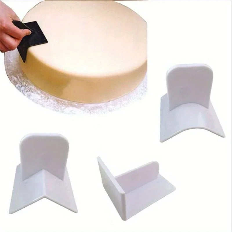 Fondant Icing Smoother & Polisher – Cake Sugarcraft Scraper Tool Cake Decorating Tool Axl